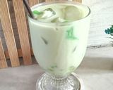Foto langkah ke 3 dari resep Es Cendol Creamy Matcha.