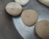 A picture of step 3 of Puffy Milk poori.