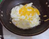 A picture of step 1 of Egg fried Rice.