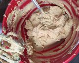 A picture of step 3 of No bake Peanut Butter cheese cake.