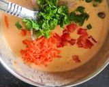 A picture of step 2 of Cream cheese Cheela Sandwich.