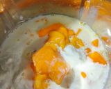 A picture of step 1 of Suji Mango Cake.