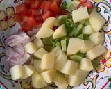 A picture of step 2 of Dahi phulkiyan.