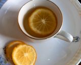 A picture of step 4 of Orange honey qahwa🍊🍊🍯🥃.