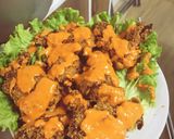 Hình bước làm 9 của món Gà sốt phomai cay