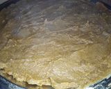 A picture of step 3 of Singhare flour ka halwa.
