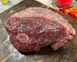 A picture of step 4 of Roasted Garlic Mint Lamb Leg.