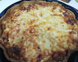 Foto del paso 6 de la receta Quiche de salmón, puerros y queso crema