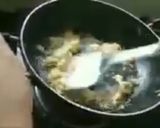 A picture of step 2 of Ganpati special Chocolate Coconut Modak.