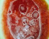 A picture of step 4 of Watermelon cooler.