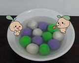 Foto langkah ke 6 dari resep Onde Kuah / Tang Yuan (isi Kacang).