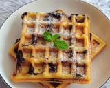 Foto langkah ke 6 dari resep 601. Waffle Choco Banana.
