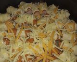 A picture of step 3 of Pull apart hotdog ring.