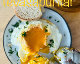 Foto del paso 4 de la receta: Huevo nube con pecorino en freidora de aire 🍳 🧀 🌤️