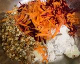 A picture of step 3 of Kuttu atta pattice.