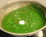 A picture of step 6 of Palak Panneer.