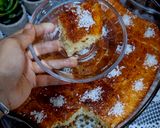 صورة لخطوة 3 من وصفة كيكة البسبوسة