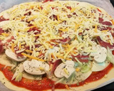 Foto del paso 6 de la receta: Pizza de Champiñones y Paleta Ibérica