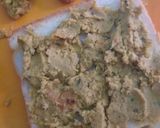 A picture of step 2 of Chicken shami sandwich.
