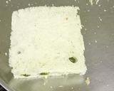 A picture of step 3 of Tri Colour Sandwich.