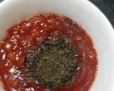 A picture of step 2 of The not so guilty pizza (whole wheat based).