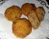 Foto langkah ke 7 dari resep Perkedel daging krispy.