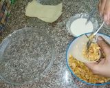 A picture of step 3 of Low calorie samosy.