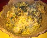 Foto del paso 6 de la receta: Arroz con pollo!! En recipiente comestible😋