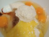 Basbousa / Namoura Cake with Filling Cream
