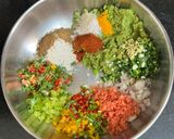 A picture of step 2 of Fresh Green Chholia { CHANA }Kabab With Mint Dip & Spicy Onion 🧅 Salad … Winter Special.