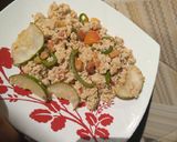A picture of step 2 of Stir fried tofu.