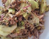 Foto del paso 3 de la receta: Ensalada de pepino de Tiktok
