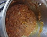 A picture of step 3 of Rajma masala.