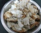 A picture of step 2 of Baingan Ka Bharta (Smoky flavor egg plant bharta).
