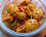 Foto langkah ke 4 dari resep Balado Telur Tahu (bumbu instan).
