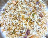 A picture of step 3 of Puffed Rice and Mixture Bhel.