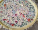 Une image de l'étape 3 de Quiche tomate basilic.