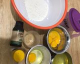 Foto langkah ke 1 dari resep Pandan Ogura Cake ala Tintin Rayner #homemadebylita.