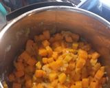 A picture of step 4 of Butternut squash with Jalapeño.... on a stick.