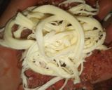 Foto del paso 2 de la receta: Hamburguesa rellena de queso Oaxaca