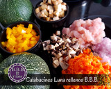 Foto del paso 1 de la receta: Calabacines luna rellenos