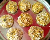 A picture of step 4 of Peri Peri mushroom oats fritters.