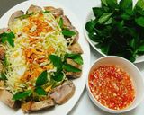 Hình bước làm 1 của món Bún măng vịt