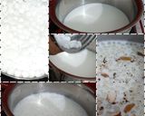 A picture of step 1 of Sago kheer.