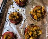 Foto del paso 3 de la receta Minipizza de berenjenas con pinchitos 🍕