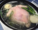 A picture of step 5 of Boiled whole chicken 茹で鶏.