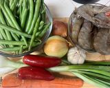 Foto langkah ke 1 dari resep Green Beans & Prawns 🦐 Stir Fry/Oseng Udang Buncis.