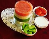 A picture of step 4 of Tricolor dessert | Vande matharam.