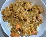 咖哩豆腐丼飯的食譜步驟1照片
