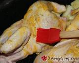 Αρωματικό κοτόπουλο στο φούρνο με μίγμα μουστάρδας φωτογραφία βήματος 7